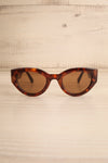 Novosi Tortoise Cat-Eye Sunglasses | La petite garçonne front view