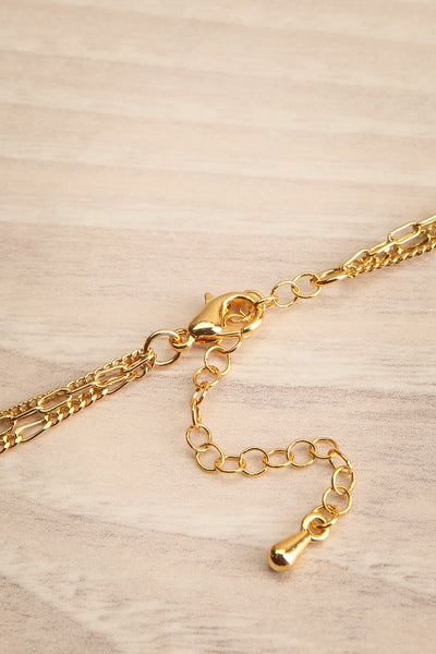 Nubill Gold Layered Pendant Necklace | La petite garçonne closure