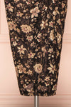 Nyx Midi Floral Mesh Dress w/ Long Sleeves | Boutique 1861  bottom