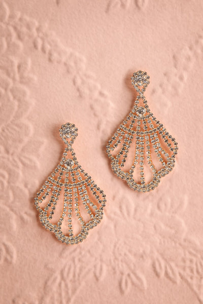 Oceanis Seashell Crystal Earrings | Boutique 1861