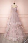 Ochobo Dusty Lilac Layered & Ruffled Tulle A-Line Gown | Boudoir 1861