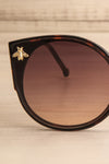 Oincio Tortoise Shell Butterfly Sunglasses front close-up | La Petite Garçonne