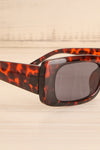 Okh Tortoise Rectangular Frame Sunglasses | La petite garçonne side close-up