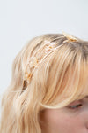 Olena Gold Headband w/ Butterflies | Boutique 1861 model