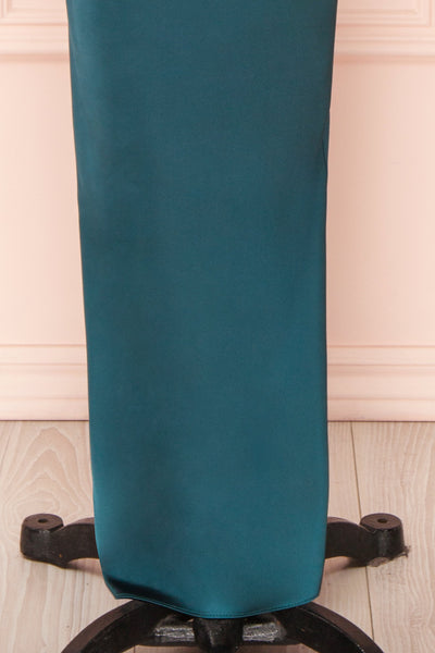 Olivia Green Strapless Mermaid Maxi Dress | Boutique 1861 bottom