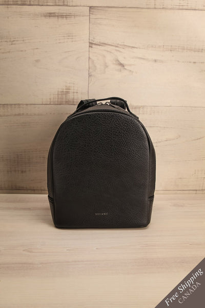 Olly Black Vegan Leather Backpack | La Petite Garçonne Chpt. 2 1