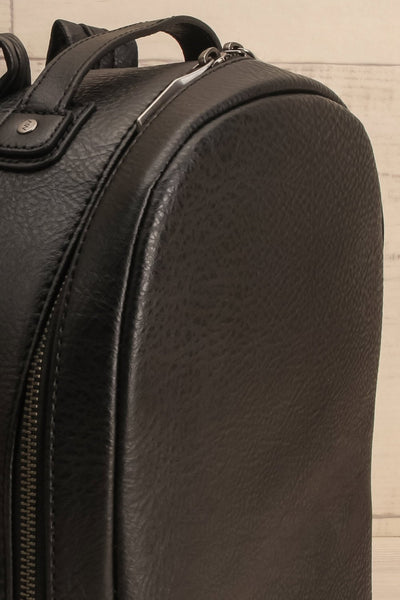 Olly Black Vegan Leather Backpack | La Petite Garçonne Chpt. 2 5
