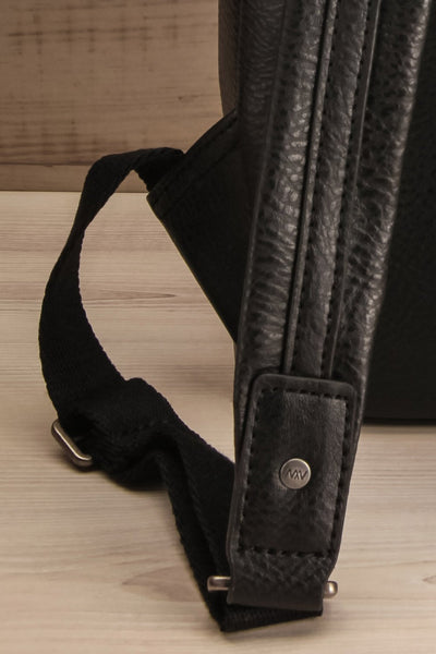 Olly Black Vegan Leather Backpack | La Petite Garçonne Chpt. 2 8