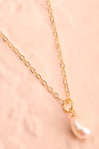Opha May Johnson Water Pearl Pendant Necklace | Boutique 1861 flat close-up