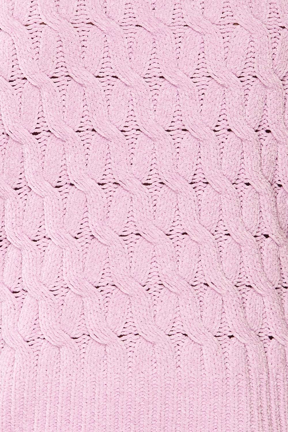 Orenb Lavender Weave Knit Sweater | La petite garçonne fabric