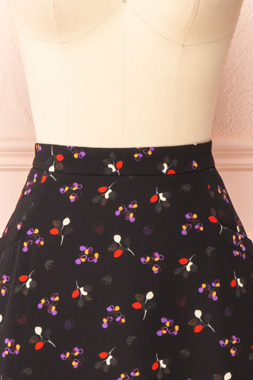 Orest Short Patterned Skirt | Boutique 1861 front close-up 