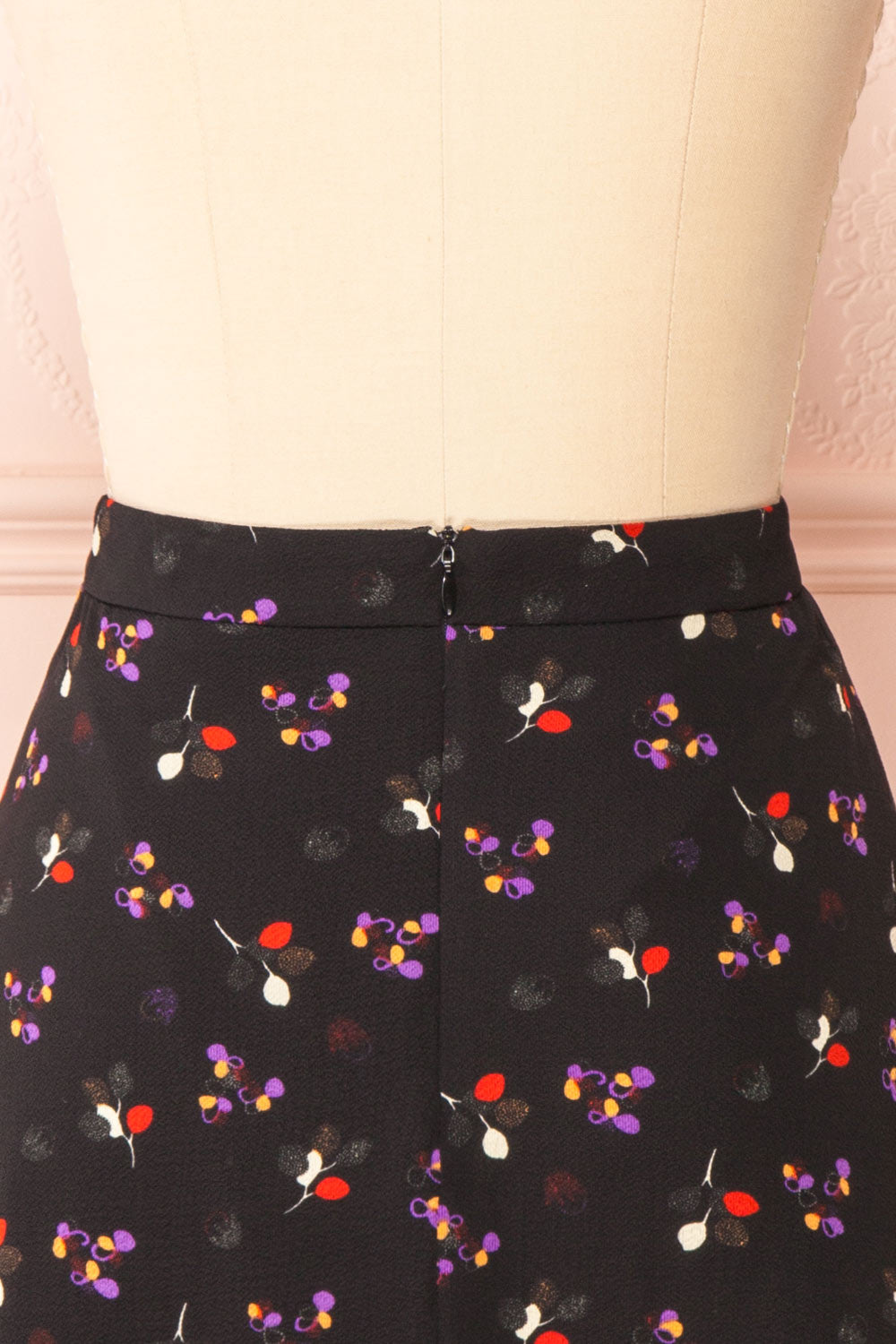 Orest Short Patterned Skirt | Boutique 1861 back close-up