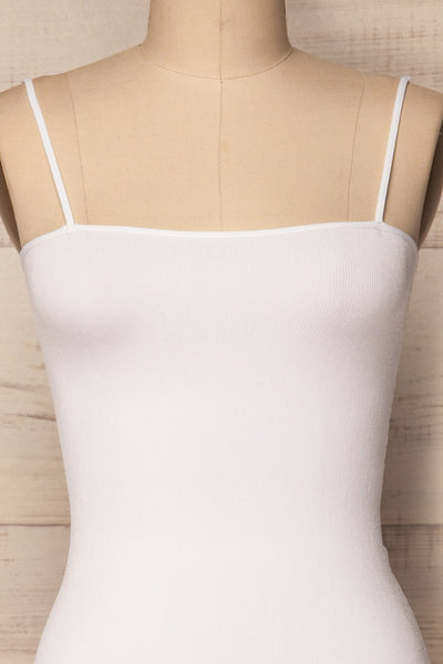 Oret Snow | White Tanga Bodysuit