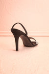 Orfila Black Slip-On Sandal Stilettos | Talons | Boutique 1861 back view