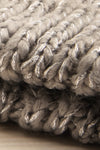 Orion Grey Knit Tuque w/ Pompom | La petite garçonne flat close-up