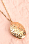 Orme Golden Oval Locket Pendant Necklace | Boutique 1861 4