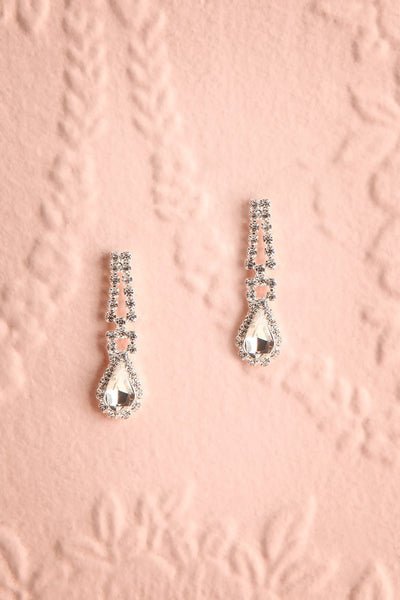Osanne Silver Shining Pendant Earrings | Boutique 1861