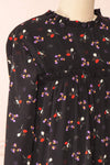 Ousret Patterned Babydoll Dress | Boutique 1861 side close-up