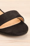 Pajol Coffee Black Low Block Heel Sandals | La Petite Garçonne 4