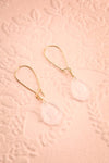 Palmyre Blanc Golden Cameo Pendant Earrings | Boutique 1861
