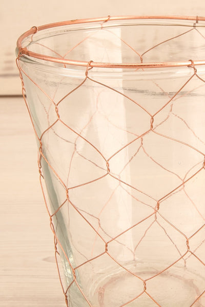 Paluzza Glass with Copper Wire | La petite garçonne large close-up