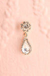 Paola Gold Pendant Earrings | Boutique 1861 close-up