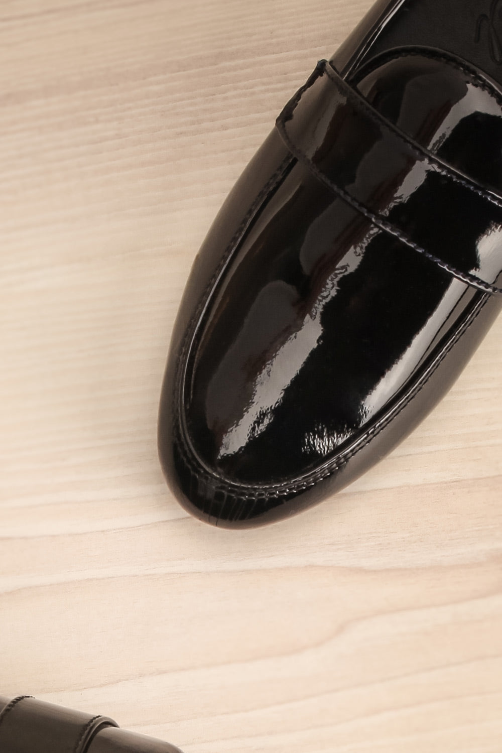 Papeete Black Dress Loafers with Buckles flat lay close-up | La Petite Garçonne Chpt. 2 3