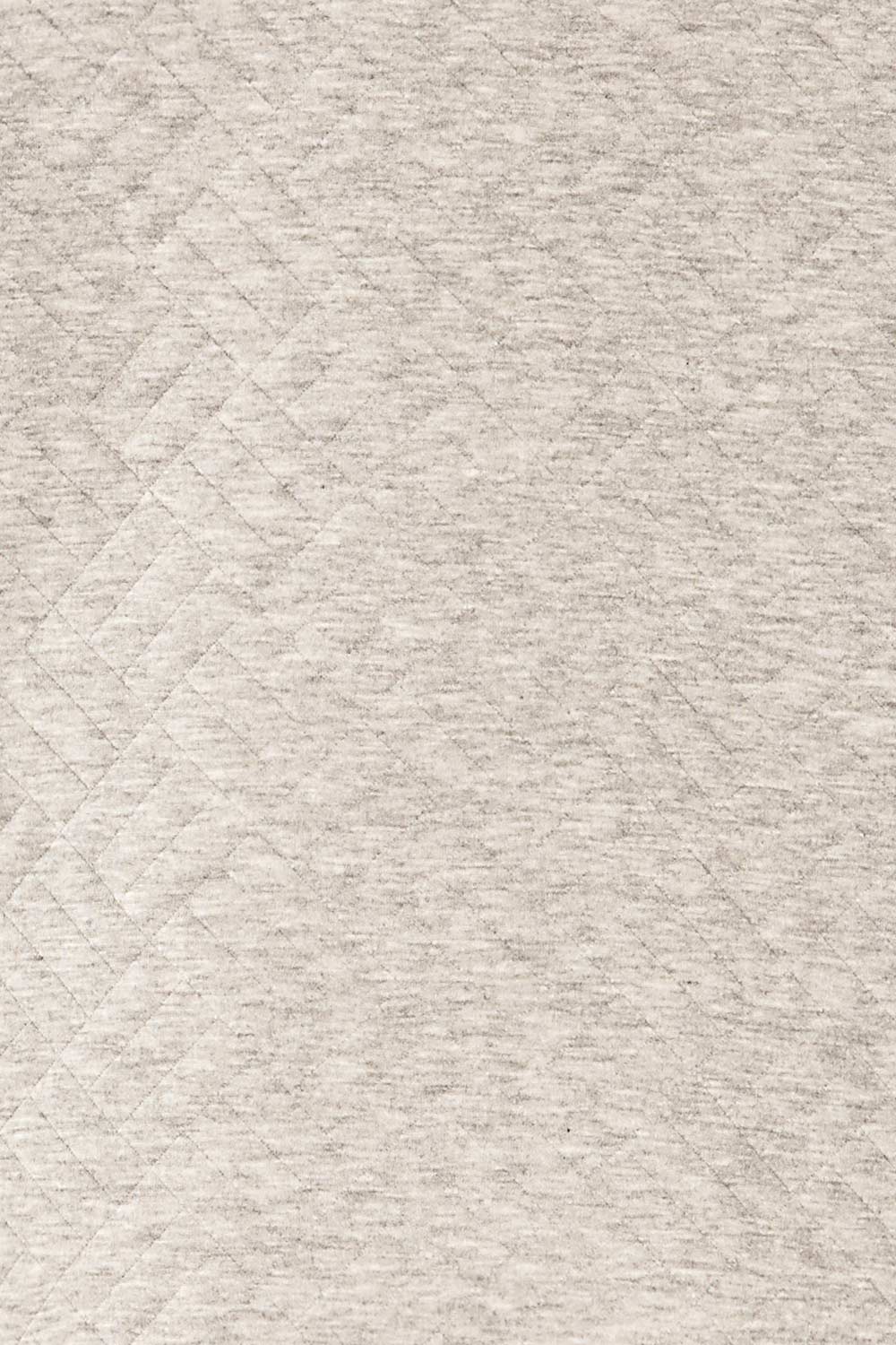 Paris Grey Cropped Sweater w/ Drawstring | La petite garçonne texture