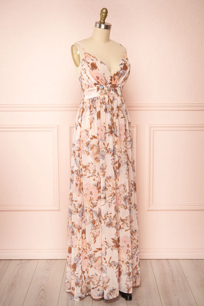Parnassia Floral Maxi Dress | Boutique 1861 side view