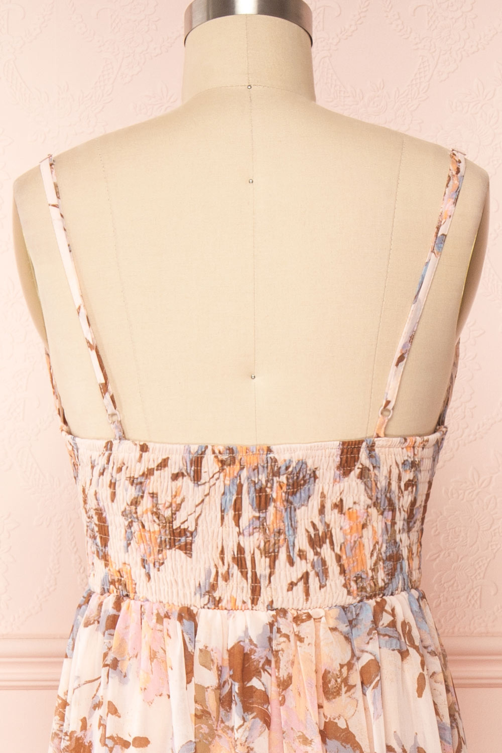 Parnassia Floral Maxi Dress | Boutique 1861 back close up