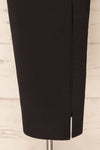 Paterna Fitted Strapless Black Midi Dress | La petite garçonne bottom