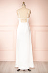 Patricia Ivory Dress w/ Ruffles | Boutique 1861 back view