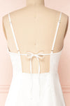 Patricia Ivory Dress w/ Ruffles | Boutique 1861 back close-up
