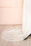 Patsy White Lace Wedding Dress w/ Open-Back | Boudoir 1861 bottom