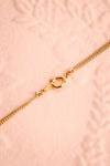 Patti Lupone Golden Frame & Pearl Pendant Necklace closure | Boutique 1861