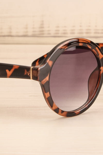 Payenne Brown & Black Sunglasses | La petite garçonne side close-up