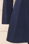 Pazin Short Navy Blue Blazer Dress | La petite garçonne bottom