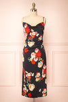 Pehony | Cowl Neck Midi Slip Dress | Boutique 1861 front view