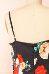 Pehony | Cowl Neck Midi Slip Dress | Boutique 1861 back close-up