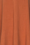 Pelczyce Rust Flared Midi Skirt w/ Belt fabric | La petite garçonne