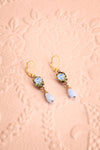 Penny Silje Blue Floral Pendant Earrings | Boutique 1861