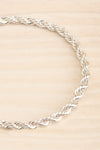 Perishton Silver Twisted Chain Bracelet | La petite garçonne close-up