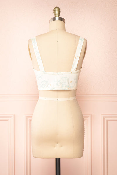 Persephone Cropped Corset Top | Boutique 1861 back view