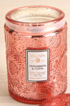 Medium Jar Candle Persimmon & Copal | La petite garçonne open close-up