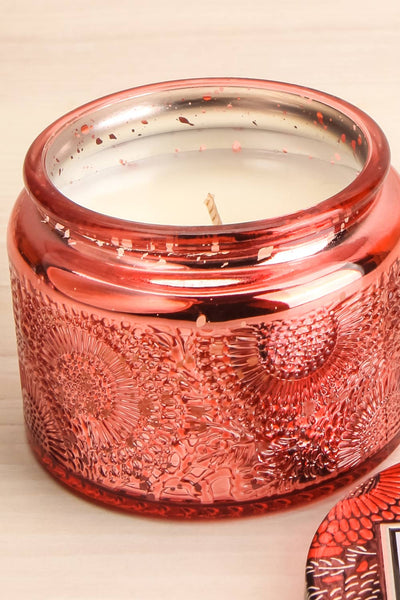 Small Jar Candle Persimmon & Copal | La petite garçonne open close-up