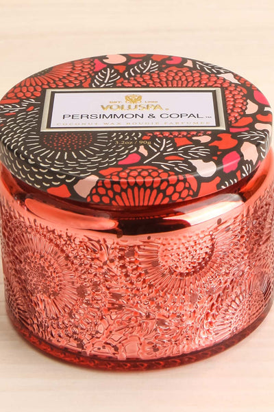 Small Jar Candle Persimmon & Copal | La petite garçonne closed close-up