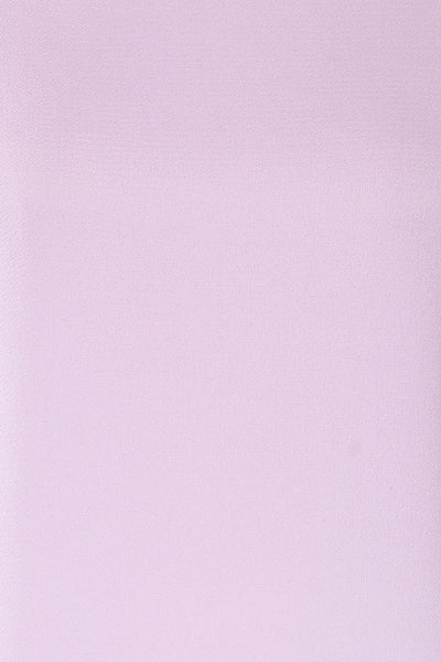 Perth Lavender Crepe Short Sleeve Blouse | La petite garçonne fabric