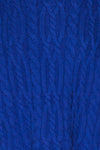 Pertosa Royal Blue Batwing Sleeves Sweater | La Petite Garçonne fabric detail