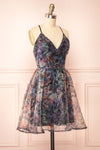 Petronela Short A-Line Floral Dress | Boutique 1861 side view