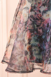 Petronela Short A-Line Floral Dress | Boutique 1861 bottom close-up